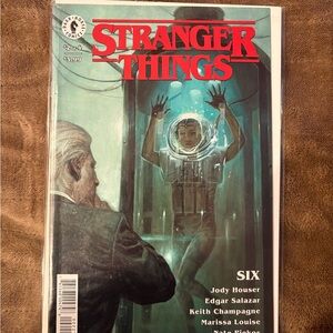Marvel Stranger Things Comic Book - Red and Teal Cover